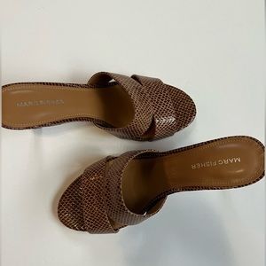 Marc Fisher Queta Snake Skin Sandal